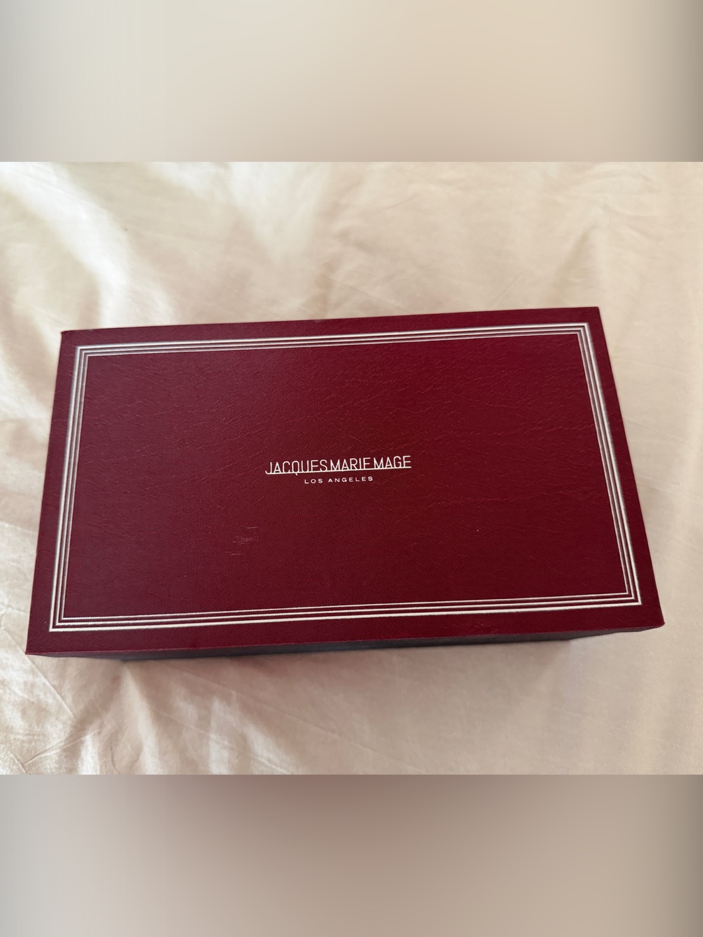Jacques Marie Mage Burgundy Sunglasses Box